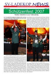 SV-LADEKOP NEWS vom 05. September 2007 (pdf-Datei) Themen