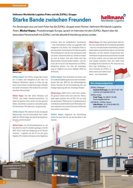Report - Friedrich Zufall GmbH & Co. KG