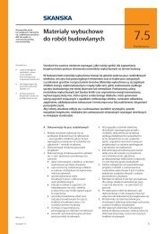 07.05 MateriaÅy wybuchowe do robÃ³t budowlanych - Skanska