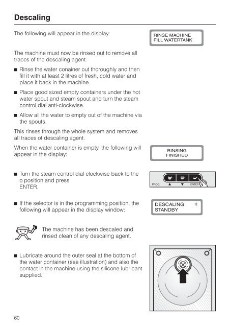 Operating instructions Built-in automatic coffee machine CVA ... - Miele