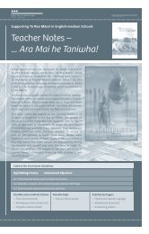 Teacher Notes â Ara Mai he Taniwha - Te reo MÄori - Te Kete Ipurangi