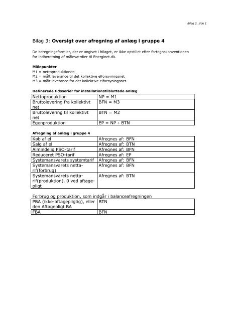 Retningslinjer for nettoafregning af egenproducenter - Energinet.dk