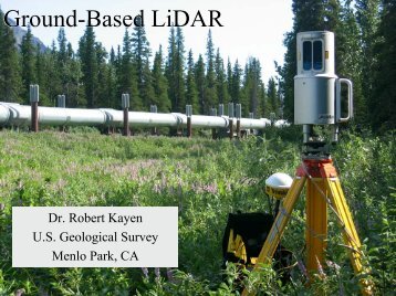 Use of Ground-Based LiDAR - Geotechnical Extreme Events ...