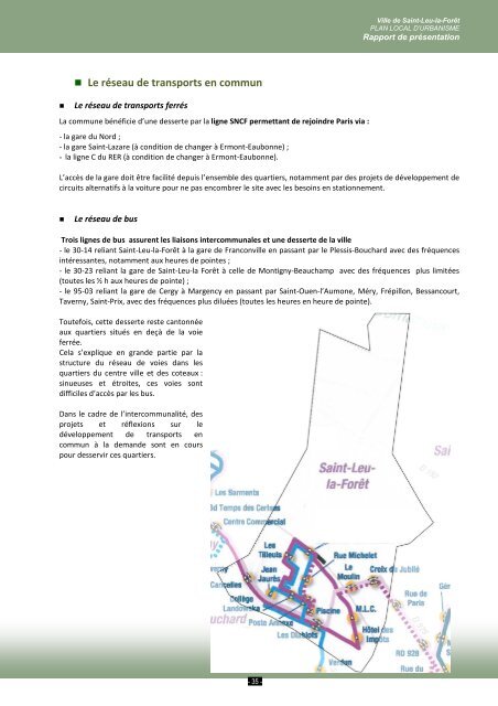 Plan Local d'Urbanisme - Saint-Leu-La-ForÃªt