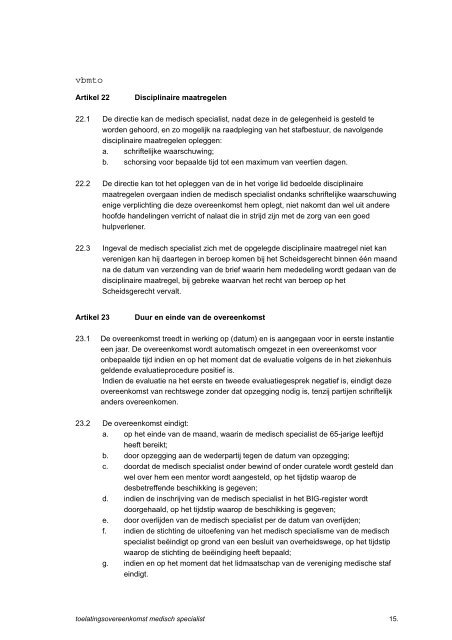 Voorbeeld Model Toelatingsovereenkomst