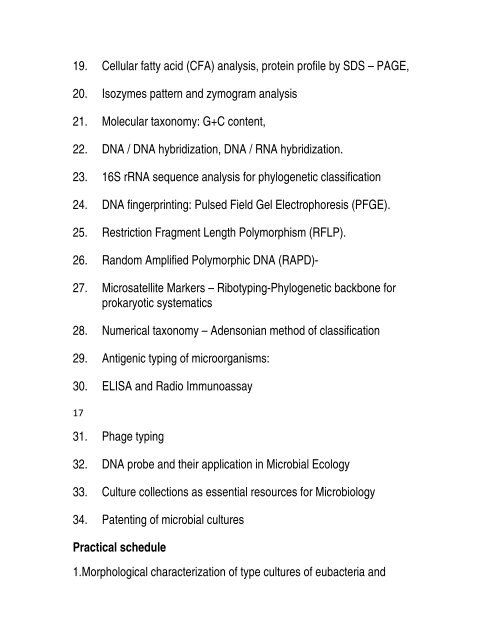 Ph.D Programs in Agricultural Microbiology