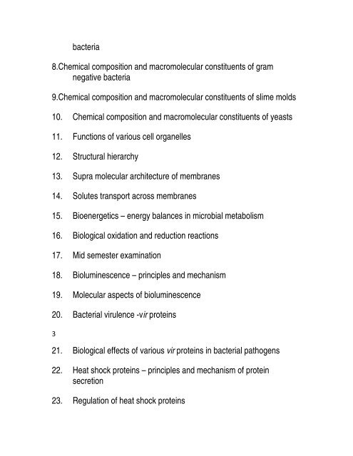 Ph.D Programs in Agricultural Microbiology