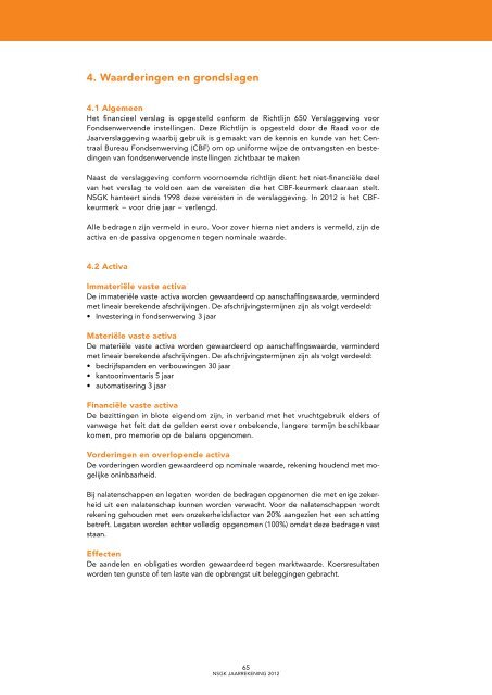 Jaarrapport 2012 - Nederlandse Stichting voor het Gehandicapte Kind