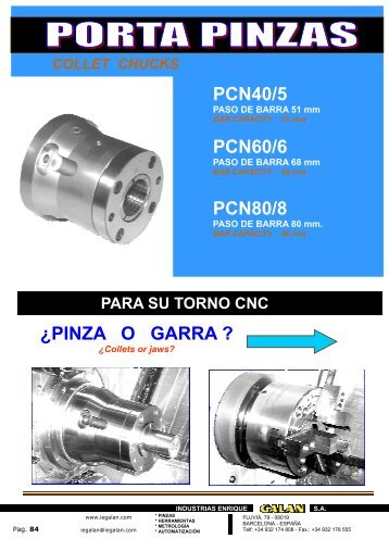 PCN40/5 PCN60/6 PCN80/8 ¿PINZA O GARRA ? - Industrias ...