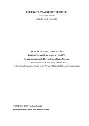 Politika USA vÅ¯Äi ÄÃ­nÄ v letech 1949 - 1972 - Katedra asijskÃ½ch ...