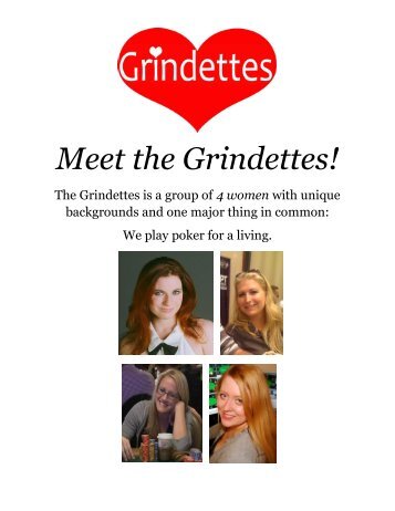 Meet the Grindettes! - Jamie Kerstetter