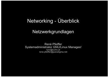 Networking - Überblick - Luchs.at