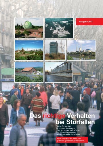 StÃ¶rfallbroschÃ¼re, Ausgabe 2011 - STEAG Power Saar GmbH