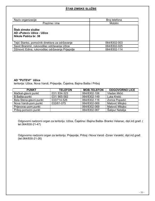 Winter service operation plan (pdf)