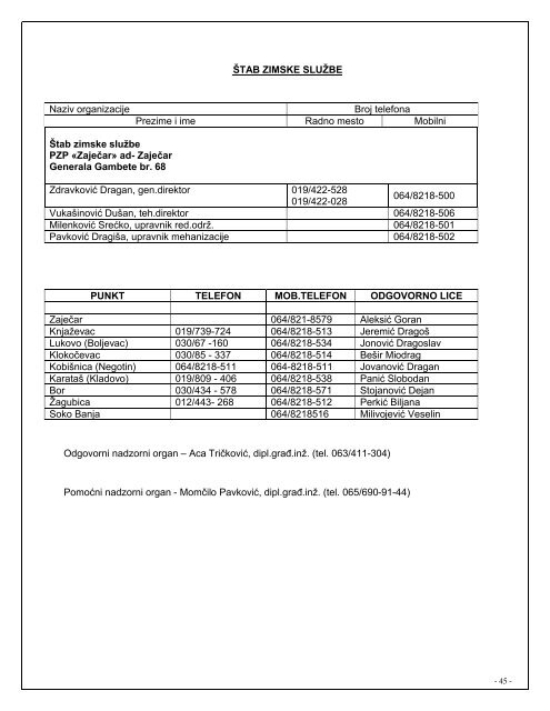 Winter service operation plan (pdf)