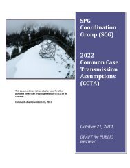 SCG draft report on 2022 Common Case assumptions - Western ...