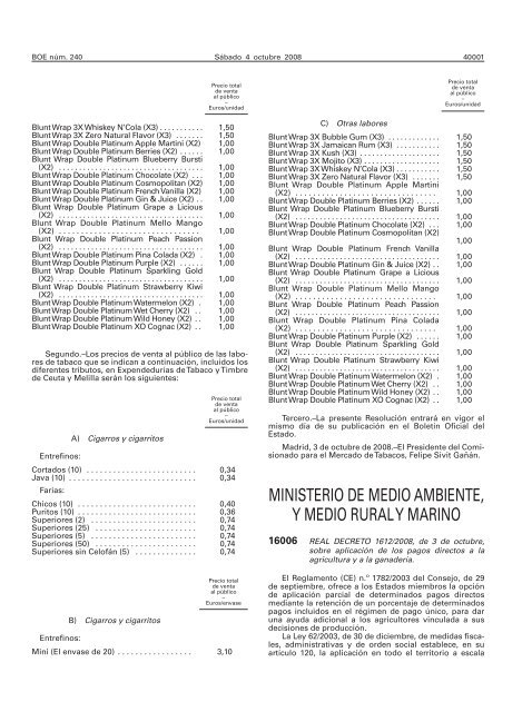 BOE 240 de 04/10/2008 Sec 1 Pag 40001 a 40075 - Besana Portal ...