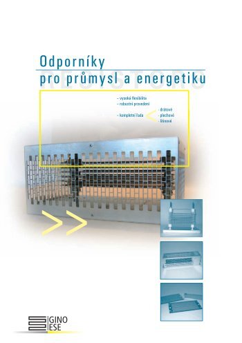 GINO Rezistory pro prÅ¯mysl - prospekt CZE - Elpro Drive, s. r. o.