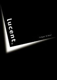 Lucent Prospex and Basix Catalogue - Light Project