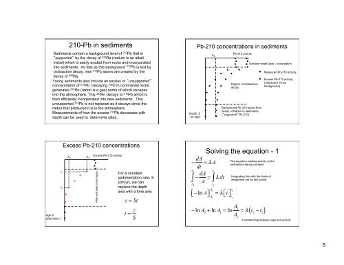 16. Sediment Transport Across the Continental Shelf and Lead-210 ...