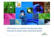 ATP-metry as a tool for monitoring active biomass in ... - Aqua-tools