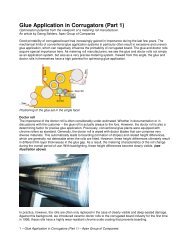 Glue Application in Corrugators - Apex-groupofcompanies.com