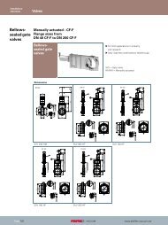 Bellows- sealed gate valves