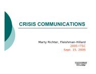 Richter Crisis Communication PPT