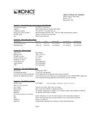 Alpha E-20 Dual Cure Emulsion Material Safety Data Sheet Issued ...