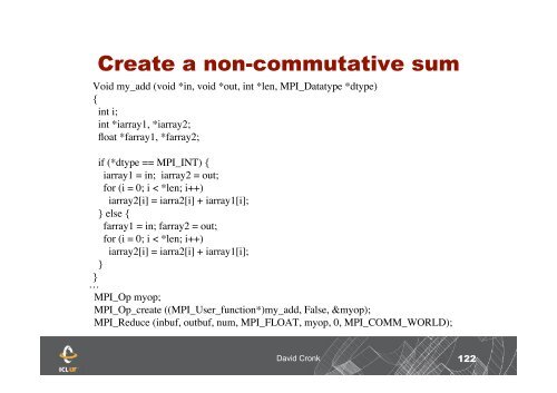 Dr. David Cronk Innovative Computing Lab University of ... - It works!