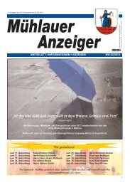 MÃ¼hlauer Anzeiger vom 28.05.13 - MÃ¼hlau in Sachsen