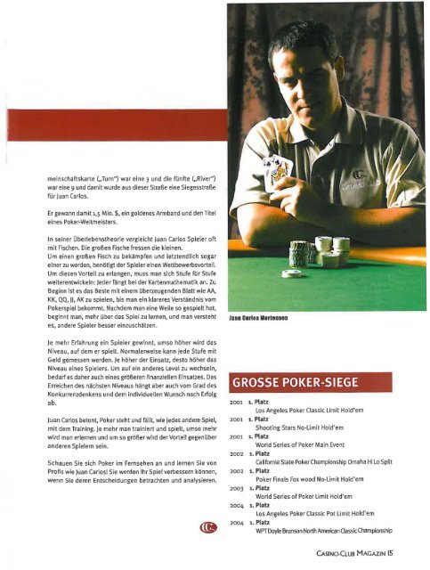 CASINO-CLUB Ein - CasinoClub Magazin