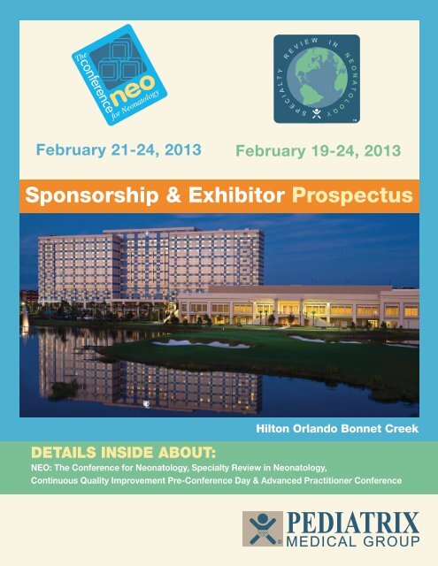 Sponsorship & Exhibitor Prospectus - Neo Conference