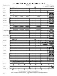 Also Sprach Zarathustra-score - CL Barnhouse Company