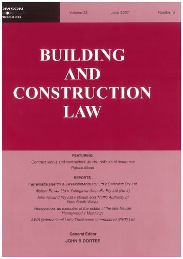 Contract works and contractors' all-risk - Carter Newell Lawyers