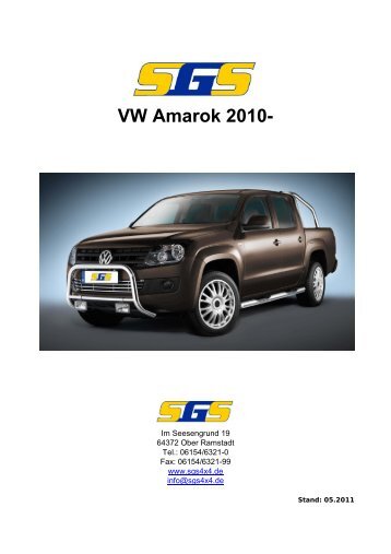 VW Amarok 2010- - SGS