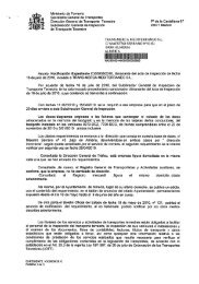 Ministerio de Fomento Secretaria General de Transportes DirecciÃ³n ...