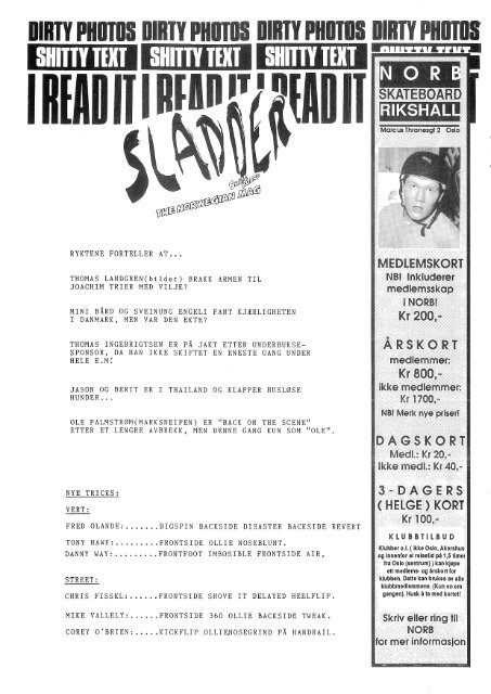Rullebladet nr. 6 1991 - NORB