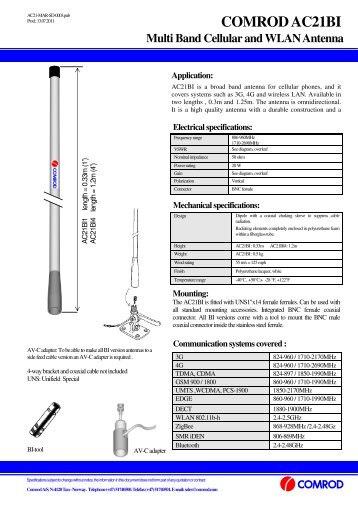 COMROD AC21BI