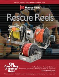 Rescue Reels Catalog (Form H-0503-R) - Hannay Reels