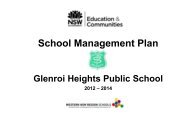 School Plan 2012 - 2014 - Glenroi Heights Public School