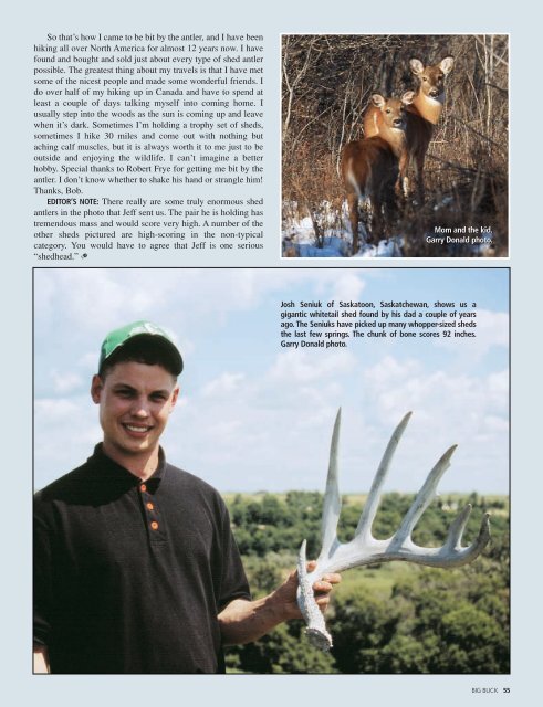 Bit by the Antler - Big Buck Magazine