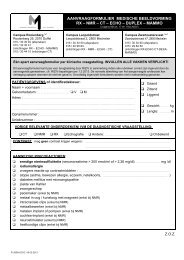 Aanvraagformulier medische beeldvorming - AZ Sint-Maarten