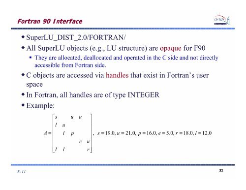 SuperLU: Sparse Direct Solver