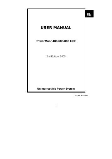Blazer User Manual - Mustek