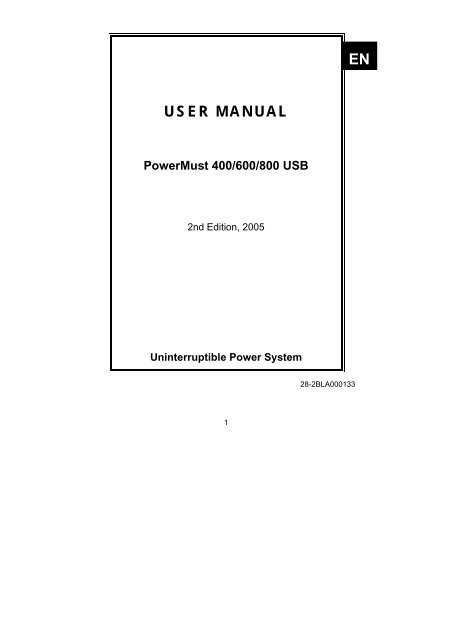 Blazer User Manual - Mustek