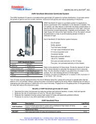 Handheld UV Wand Cut Sheet /PDF - American Air & Water