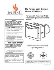 DV Power Vent System Model 7THPDVS