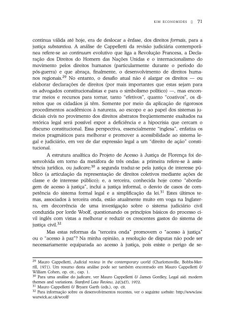 Lendo as ondas do âMovimento de Acesso Ã  JustiÃ§aâ: epistemologia ...