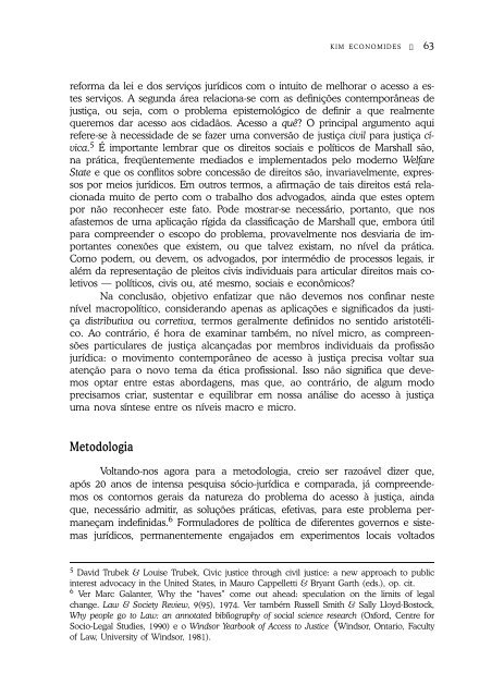 Lendo as ondas do âMovimento de Acesso Ã  JustiÃ§aâ: epistemologia ...